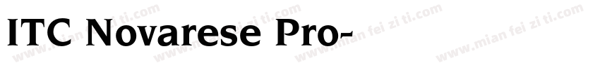 ITC Novarese Pro字体转换